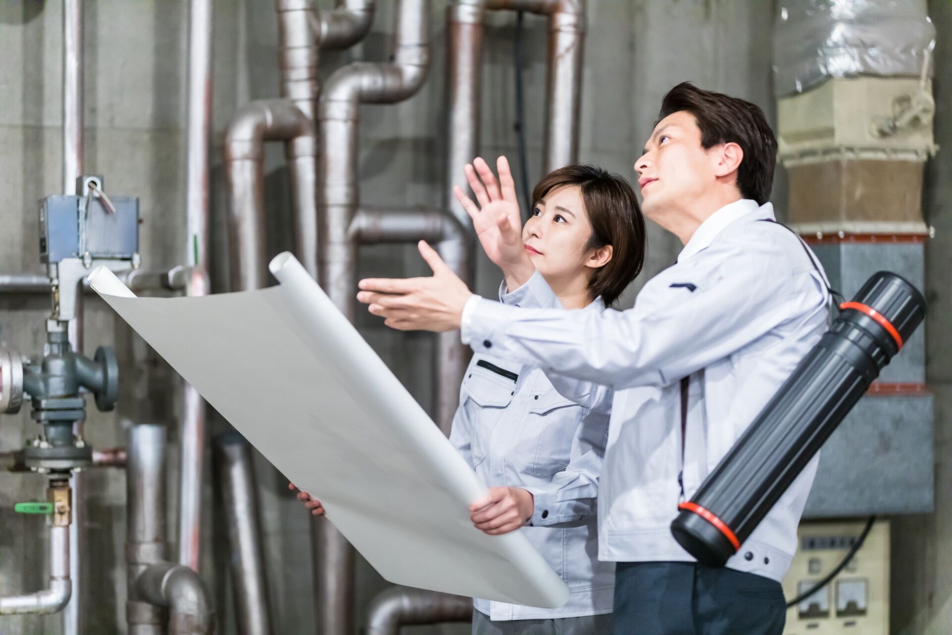 施工箇所を丁寧に確認して作業完了
